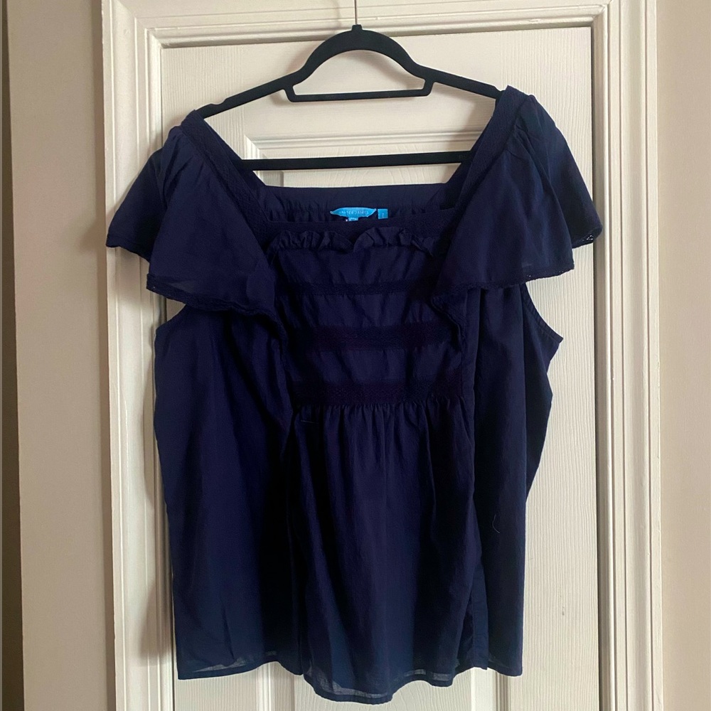Draper James embellished top BNWOT